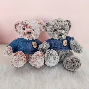 Cute <b>Small</b> Bear Plush Toy, Strawberry Bear, Sweater Bear, <b>Teddy</b> Bear, Claw Machine Doll, Holiday Gift - Product Image 6