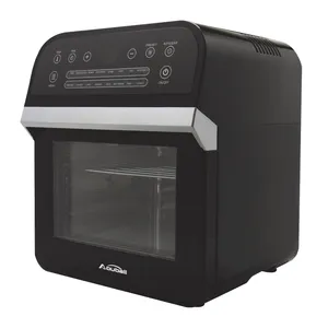 air fryer oven with 12L capacity 1600W touch screen control panel as seen on tv