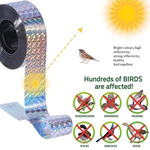 เทปสะท้อนแสงกันนก เทปไล่นก ป้องกันนก สำหรับสวน ไร่นา กลางแจ้ง - Product Image 3