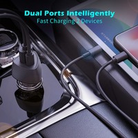 Cargador de Coche PD QC3.0 de 51W 12-24V con Protección de Seguridad y Compatibilidad Universal para Dispositivos USB, Precio de Fábrica