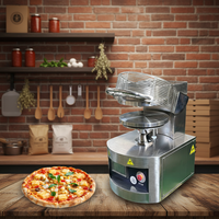 Presse à pâte à pizza commerciale QDMECH, machine automatique pour aplatir et former la croûte de pizza