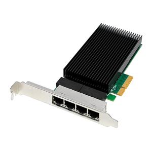 PCIe X4การ์ดเครือข่าย4พอร์ต2.5G ชิป I226 RJ45กิกะบิตอีเธอร์เน็ตสำหรับเซิร์ฟเวอร์เวิร์กสเตชันอุตสาหกรรมพีซี VLAN Wake <span class=keywords><strong>on</strong></span> <span class=keywords><strong>LAN</strong></span> - Product Image 1