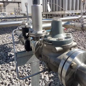 Vanne de régulation de pression à ressort vert en fonte de type EZR Fisher, à commande pneumatique, haute efficacité, pièce de chaudière - Product Image 4