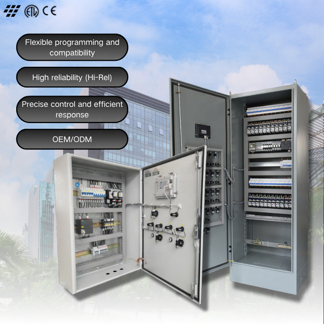 Compact IoT-Controlled PLC Control Panel/Cabinet for Retail Stores Space-Saving Design with Power Distribution Equipment