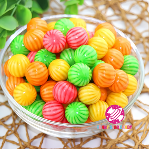 หมากฝรั่งแตงโมทรงลูกบอลแสนหวานสำหรับเคี้ยวหมากฝรั่งเติมเต็มแยมผลไม้ - Product Image 4