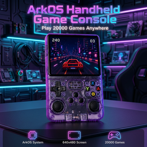 Consola de Juegos Portátil de Código Abierto SLD GAMING R36S, 1 GB de RAM, Chip RK3326, Sistema ArkOS Linux, Pantalla IPS de 3.5 Pulgadas, Reproductor de Videojuegos Retro - Product Image 1