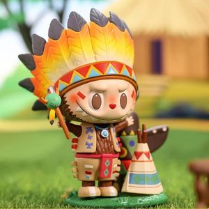 Figurine originale POP the MONSTERS Sweetness Western Adventure Tiger Hunter Indian Mystery Box 1PC/6PCS Popmart Blind Box Action Figure - Product Image 5