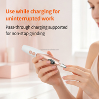 Nouvelle Arrivée 2026 – Lime à Ongles Électrique Portable en Forme de Stylo avec Protection Contre la Surchauffe, 15000 tr/min, Batterie 2000 mAh, Recharge USB-C