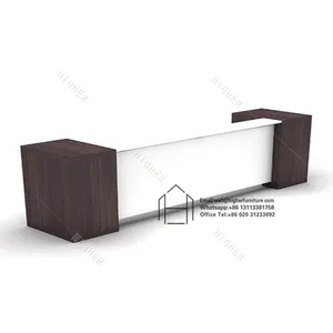 Individuelle Kasse Fronttisch für den Laden individuelle Auslage Stand Holz Edelstahl fortschrittliches Design