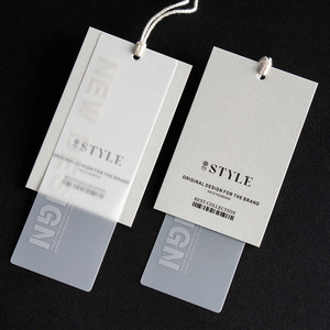 Nhà Máy bán hàng trực tiếp giá tag thời trang tùy chỉnh nhãn hiệu Tùy Chỉnh Treo thẻ với logo riêng giấy lụa Tag cho hàng may mặc - Product Image 4