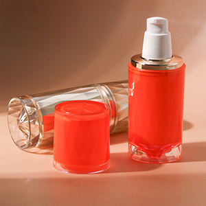 Nueva botella de bomba de suero vacía personalizada de alta calidad de 30ml y 50ml, botella de protección solar de loción de plástico - Product Image 4