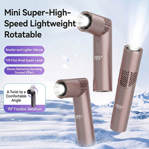 Wholesale GS4 mini portable handheld <b>fan</b> Outdoor Flashlight 90° Foldable Design Portable <b>Pocket</b> <b>Fan</b> for Travelling Camping - Product Image 3