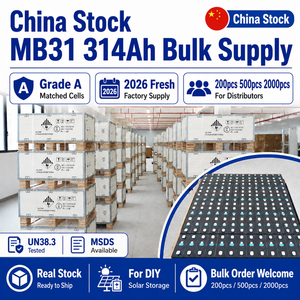 China Stock MB31 LiFePO4 314Ah Grade A Batterijcellen 2026 Nieuw Gecombineerd voor DIY Zonne-energiesystemen Distributeurs 200 stuks 500 stuks 2000 stuks - Product Image 4
