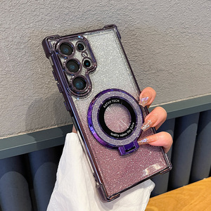 Funda Protectora Transparente Brillante a Prueba de Golpes para Teléfono Samsung S26 S25 S24 S23 <span class=keywords><strong>S22</strong></span> Ultra Plus A15 A25, Película Protectora de Lente, Funda Anticaídas - Product Image 5