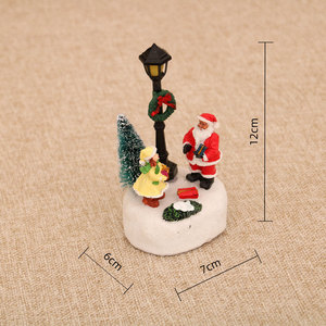 Nuevos Adornos de Resina con Forma de Árbol de <span class=keywords><strong>Navidad</strong></span> Luminoso, Decoración de Farola, Estilo Clásico Musical, para Interiores y Exteriores - Product Image 6