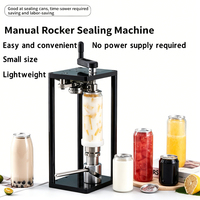Machine manuelle de scellage de boîtes de conserve, diamètre 5,5 cm, 14 kg, légère, pour pâtisserie et café