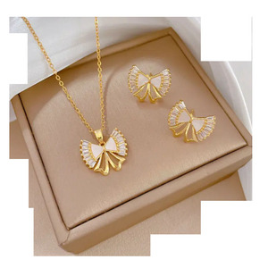 Collar de Cadena de Eslabones de Acero Inoxidable Chapado en Oro de 18K con Circonitas, Estilo Hip Hop, para Mujer, Aniversario, ¡Gran Oferta! - Product Image 2