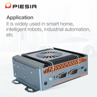 Mini PC Industrial de 2 Puertos LAN y 2*COM, Intel de 14.ª Generación Core Ultra 7 255H 155H Ultra 5 225H 125H, 2*DDR5, X86 Integrado, Mini PC para Riel DIN