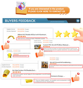 تكييف الهواء الأرضي للطائرة أنبوب قناة مرن معزول أنبوب تهوية محمول PCA أنبوب تبريد أنبوب عادم التكييف - Product Image 5