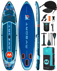 MYBOAT Sup Board Free Shipping EU Warehouse Stand up Paddle Doggy Gonfiabile <b>Inflatable</b> With Seat MY10 Extra-Wide Design Ensures - Product Image 1