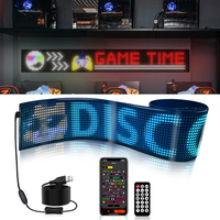 192*1330mm Devil Eyes LED Matrix Panel RGB Télécommande APP Modèle flexible Lampe pour les yeux pour accessoires d'éclairage de voiture Nouveau design