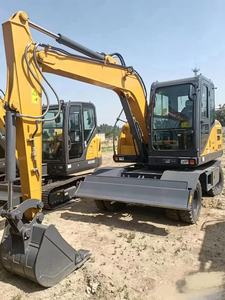 Vente Flash : Excavatrice Hydraulique Compacte sur Roues XE75WD de 7,5 Tonnes, Haute Performance et Fiable, Fourniture Directe d'Usine - Product Image 1