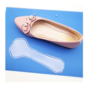 High Heel 3/4 Sticky Cushion Massage Adhesive Pu Gel Shoe Pad Silicone Insole