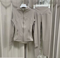 Veste pour femme, veste taille haute, vêtements de sport, survêtement pour femme, legging de yoga, haut de yoga, ensemble de yoga à l'aloe vera, vêtements de fitness et de yoga