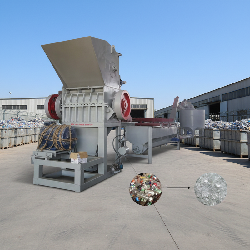 Plastic Washing Recycling Line High Speed