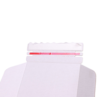Boîte de papier kraft recyclable de haute qualité carton dur avec logo gaufrage mat stratification avion cadeau boîte de papier cosmétique