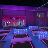 Parc d'attractions pour enfants commercial, aire de jeux commerciale, parc de trampolines
