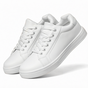 Zapatillas deportivas blancas para hombre, ligeras, transpirables, con cordones, informales, para todas las estaciones - Product Image 1