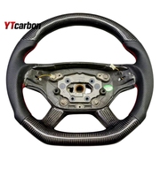 YTcarbon pour S CL CL500 S500 C216 W221 AMG accessoires intérieurs de voiture modifier Style de course personnalisé volant en Fiber de carbone véritable