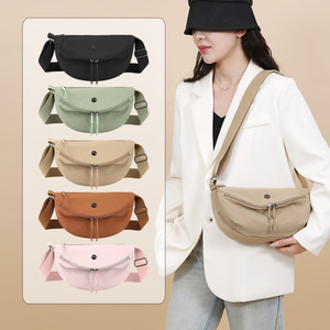 Women's Chest Bag Lightweight Nylon Crossbody Bag Water Resistant Casual Everyday Use Spring 2025 - Product Image 1