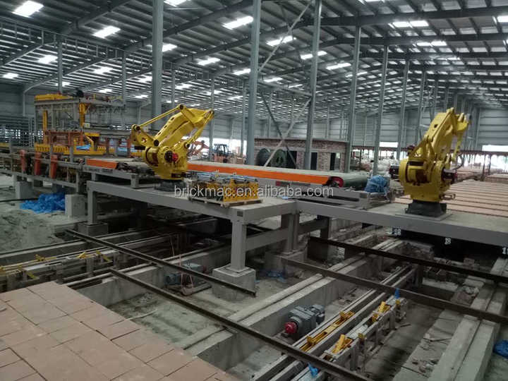 BRICKMAC Robotic Palletizing System Clay Brick Robot Stacking Machine ...