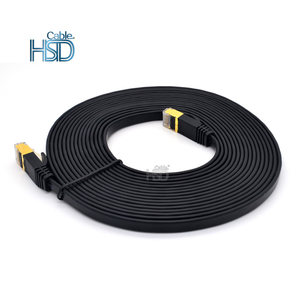 <span class=keywords><strong>Cable</strong></span> de Conexión LAN Ethernet RJ45 CAT7 BC de Alta Calidad, 32AWG, Revestimiento de PVC/LSZH, Cobre Puro, Blindado FTP, Conector Chapado en Oro, 1 Metro - Product Image 1