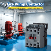 Contacteur électrique triphasé AC CJX2-2511 25A 220V-230V 50/60Hz à bornes à vis pour système de pompe anti-incendie WCE