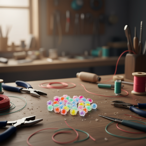 Perline Multicolore Ilan da 12mm per Creazione di Gioielli, 18g - Product Image 2