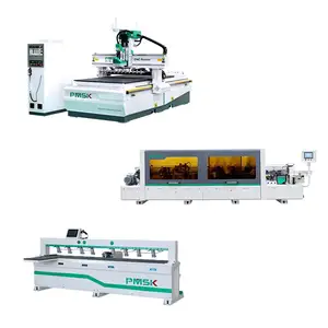 เครื่องจักรผลิตเฟอร์นิเจอร์ CNC แบบ3แกนเครื่องจักรผลิตเฟอร์นิเจอร์ป้อนอัตโนมัติ