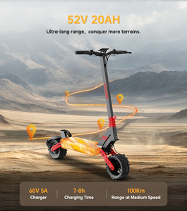 สกู๊ตเตอร์ไฟฟ้า EU Stock Gokeep F5 สำหรับดรอปชิปปิ้ง ขับเคลื่อนบนทางวิบาก พับเก็บได้รวดเร็ว สเก็ตบอร์ดไฟฟ้าสองล้อ 52v20ah ระยะทางไกล - Product Image 2