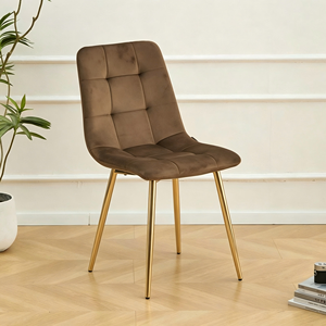 <span class=keywords><strong>Chaise</strong></span> de salle à manger moderne de luxe, stable, en acier inoxydable, avec revêtement en velours, pour restaurant, maison, appartement, hôtel, mariage - Product Image 5
