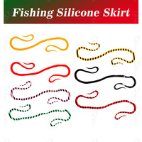 Tolure – Accessoires de pêche en silicone en forme de S pour la vente en gros, jupes de leurre en silicone, leurres en caoutchouc pour jigging