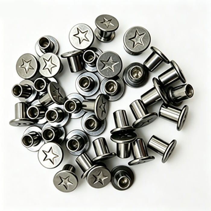 Personalized Logo Rivets with Multi-Color Plating, China Manufactured ...