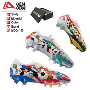 <span class=keywords><strong>Scarpe</strong></span> da <span class=keywords><strong>Calcio</strong></span> Personalizzate HUAMAK OEM per Uomo, Scarpini <span class=keywords><strong>in</strong></span> <span class=keywords><strong>Pelle</strong></span> con Logo e Colore Personalizzati, Design FG per Allenamento all'Aperto - Product Image 1