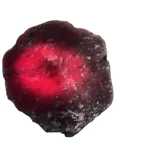 Grosir ruby kristal reiki alami mentah dengan aquamarine penyembuhan batu kristal spesimen korundum merah untuk dekorasi