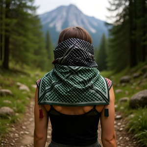 Pañuelo Triangular Multifuncional de 60x135 cm para Uso en Exteriores con Tela Resistente - Product Image 3