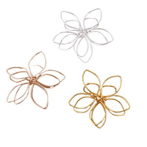 jiangc (<span class=keywords><strong>09200</strong></span>) Flor de doble capa con 5 pétalos - Product Image 2