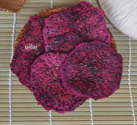 Bulk Suikervrij Zacht Gedroogd Ad 0.7Mm Plak Rood Dragon Fruit Lenig Zoet Gezond 100% Natuurlijk Prebioticum Gemaakt In Vietnam