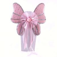 Accessoires de performance de fête de festival pour enfants ange elfe Cosplay ailes portables ailes de papillon avec fleur