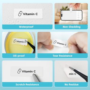 P0 P15 Papier d'impression d'<span class=keywords><strong>étiquette</strong></span>s de codes à barres auto-adhésives Trois papiers d'<span class=keywords><strong>étiquette</strong></span>s de vêtements de bijoux antithermiques pour <span class=keywords><strong>étiquette</strong></span>s d'emballage - Product Image 4
